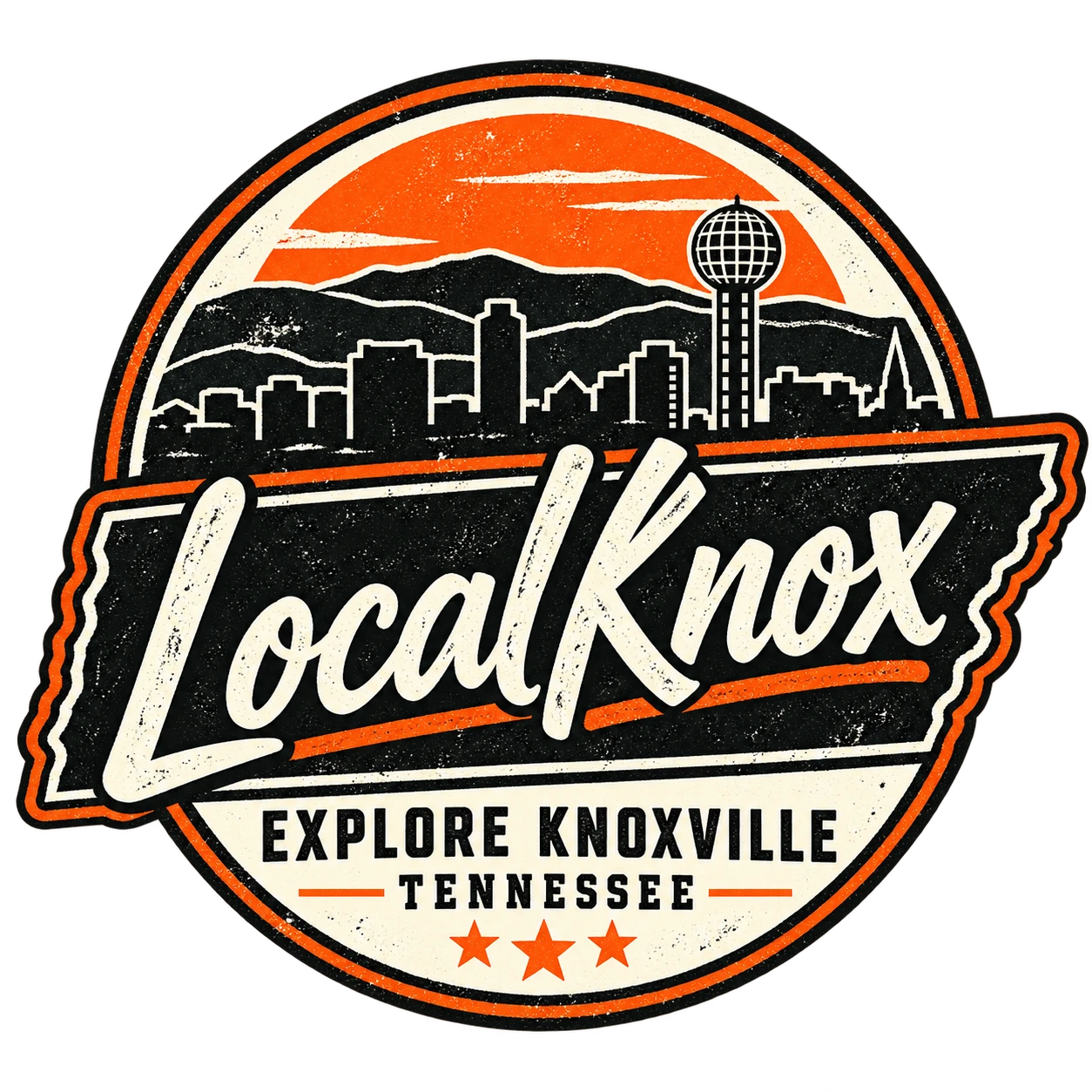 LocalKnox Explore Knoxville merchandise artwork
