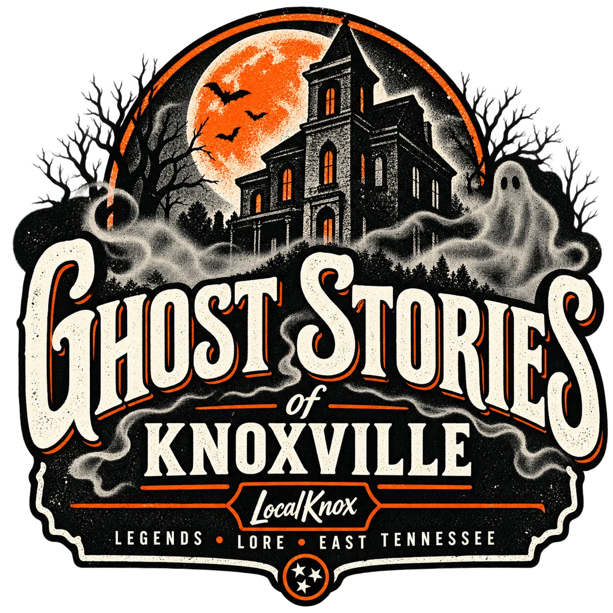 Ghost Stories of Knoxville Tee design